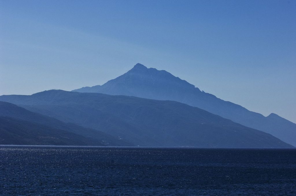 La Silouette del Monte Athos